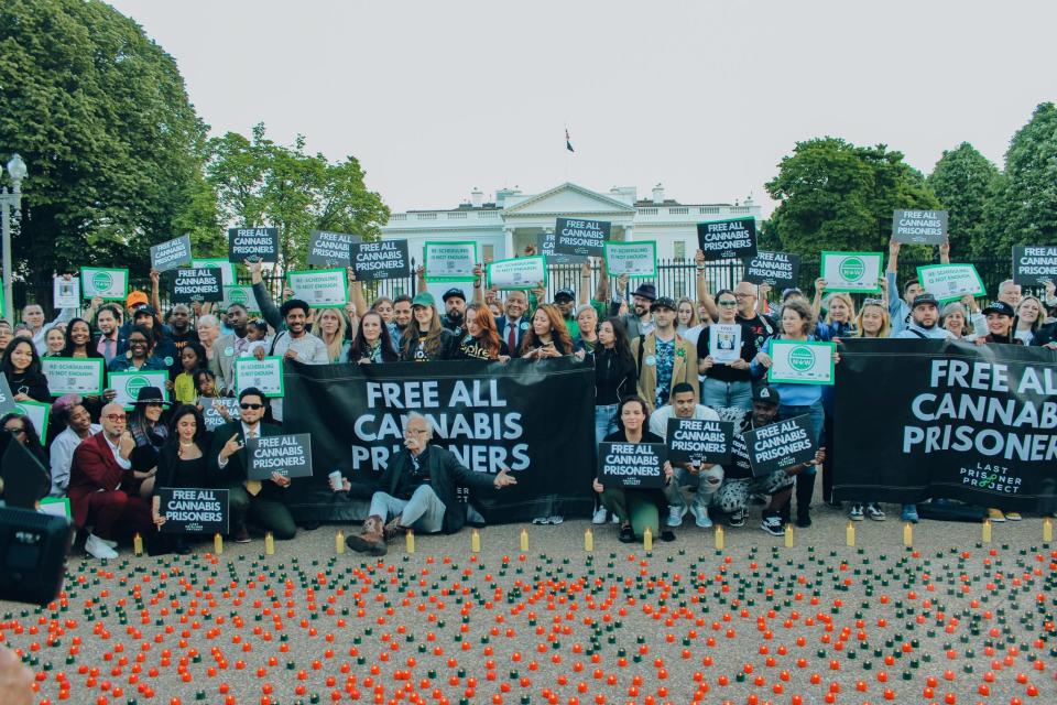 Advocates call for the release of people imprisoned on cannabis-related charges at the National Cannabis Festival held April 19-20 in Washington, D.C.