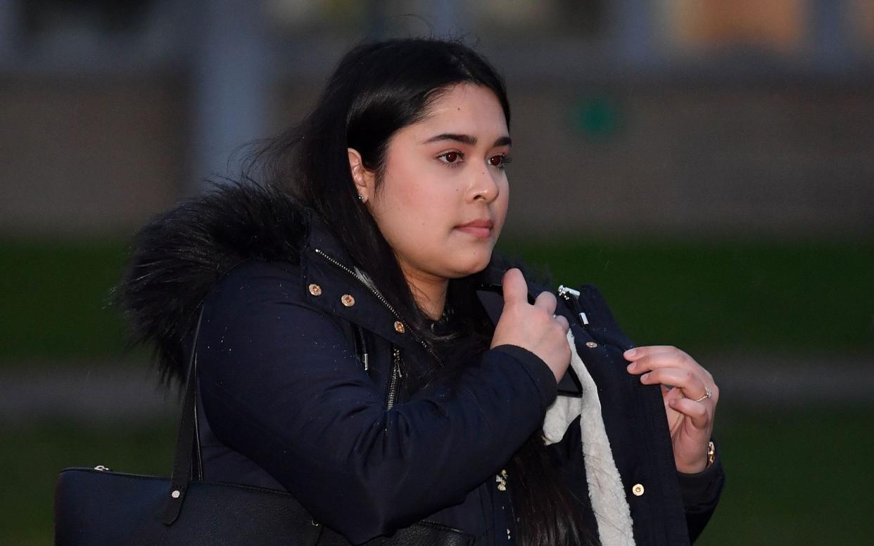 Sneha Chowdhury has walked free from court for a second time after senior judges decided her suspended sentence was not unduly lenient. -  BEN STANSALL/AFP