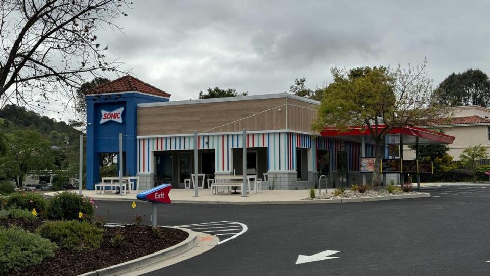 San Luis Obispo County’s first Sonic Drive-In restaurant is opening off San Anselmo Road in Atascadero on April 29, 2024. The location was formerly a KFC. Joe Tarica/jtarica@thetribunenews.com