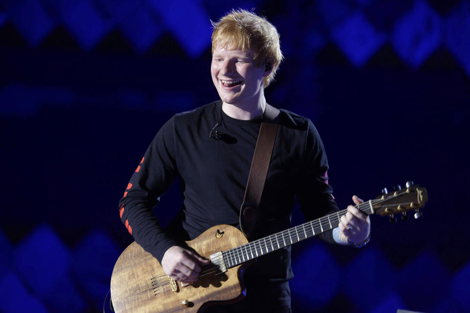 Ed Sheeran, in Paris
