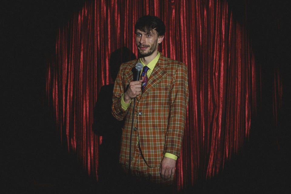 Donny during a comedy show. (Ed Miller / Netflix)