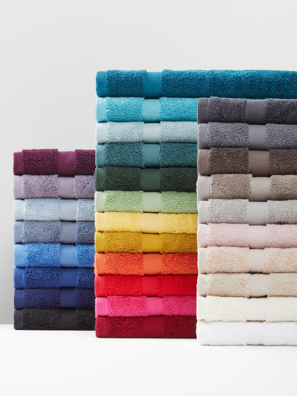 The top-rated towels come in 30 hues. (John Lewis)