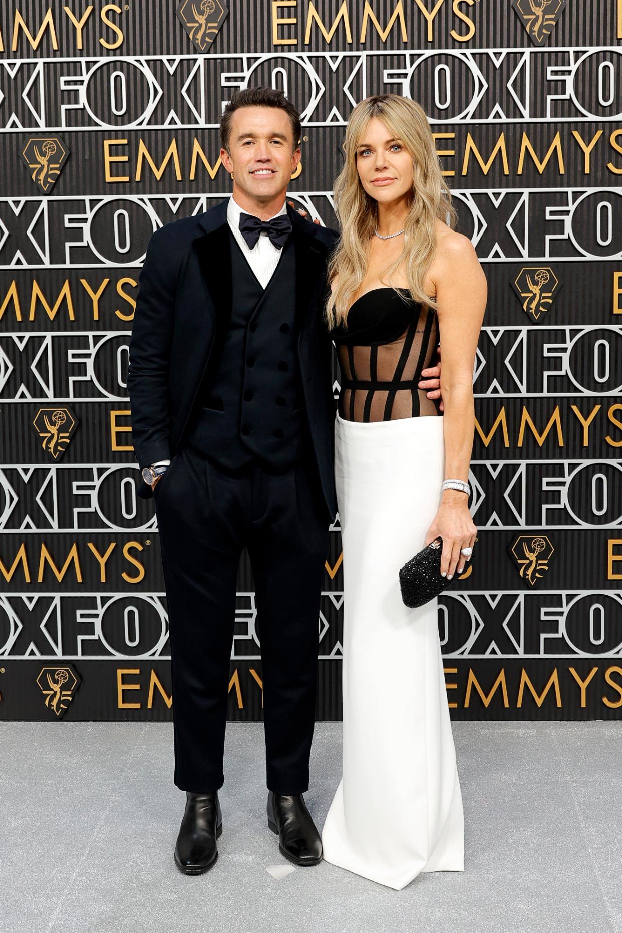 Rob McElhenney and Wife Kaitlin Olson Attend the Emmy Awards After Welcome to Wrexham Wins 644