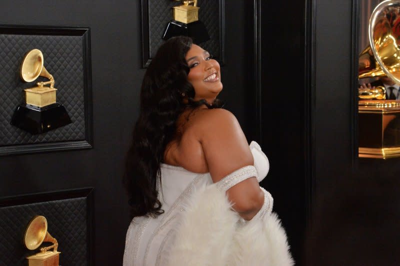 Lizzo arrives for the 62nd annual Grammy Awards held at Staples Center in Los Angeles on January 26, 2020. The singer turns 36 on April 27. File Photo by Jim Ruymen/UPI