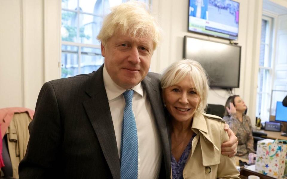 Nadine Dorries is a key ally and a cheerleader for Mr Johnson