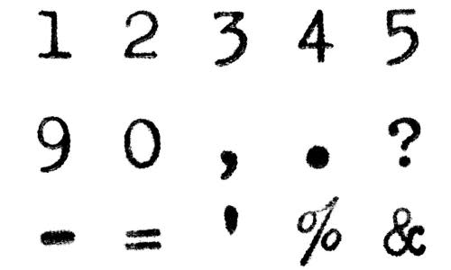 Punctuation and numbers