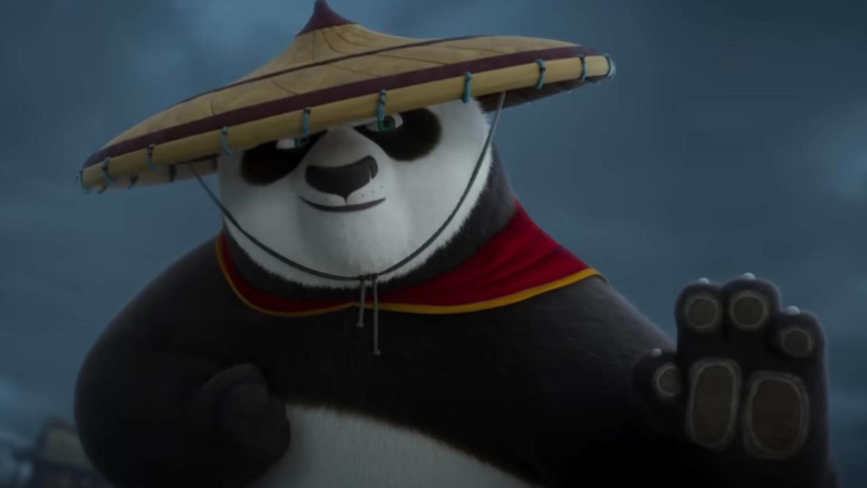  Jack Black as Po in Kung Fu Panda 4. 