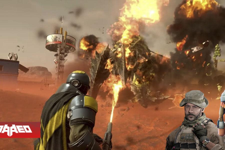 Helldivers 2 llega al TOP 25 histórico en STEAM superando los 400 mil jugadores simultáneos colapsando los servidores, mientras en PlayStation supera a Call of Duty y Fortnite