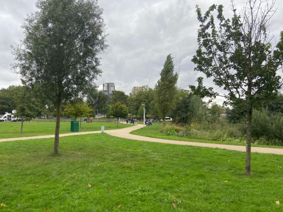 Cantor Park, where Ms Nessa was attacked (supplied)