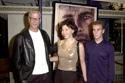 Ted Danson , Mary Steenburgen and Ted's son Charles at the Westwood premiere of 20th Century Fox's Cast Away