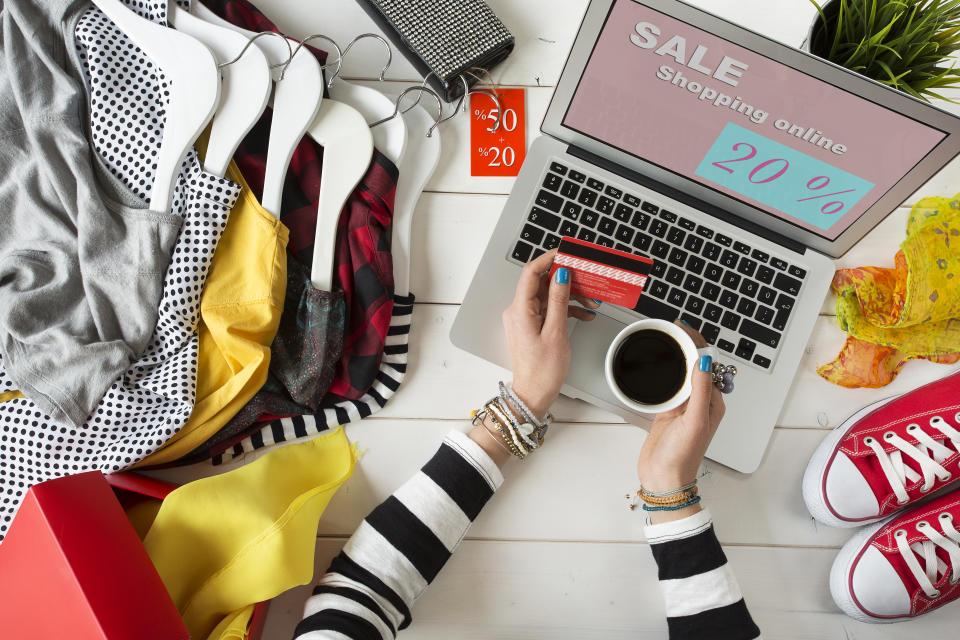 Ready, set, shop the best clothing deals of Black Friday from the comfort of your home! (Photo: Getty Images)