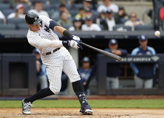 Aaron Judge might begin swinging a bat this week