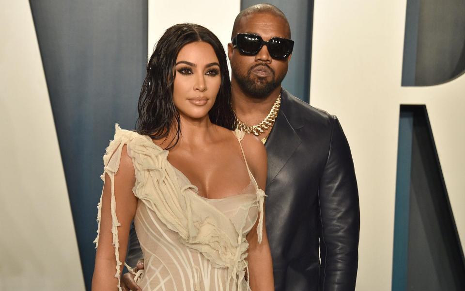 Kim Kardashian and Kanye West  - David Crotty /Getty Images