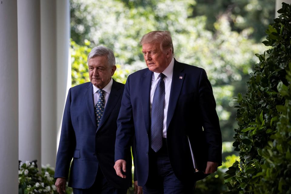 Trump y López Obrador no hablaron sobre inmigración ni frontera en su reunión