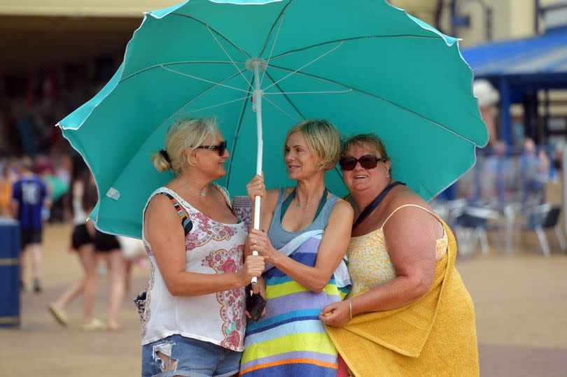 The mini heatwave is set to end Coventry prepares for showers [file image]