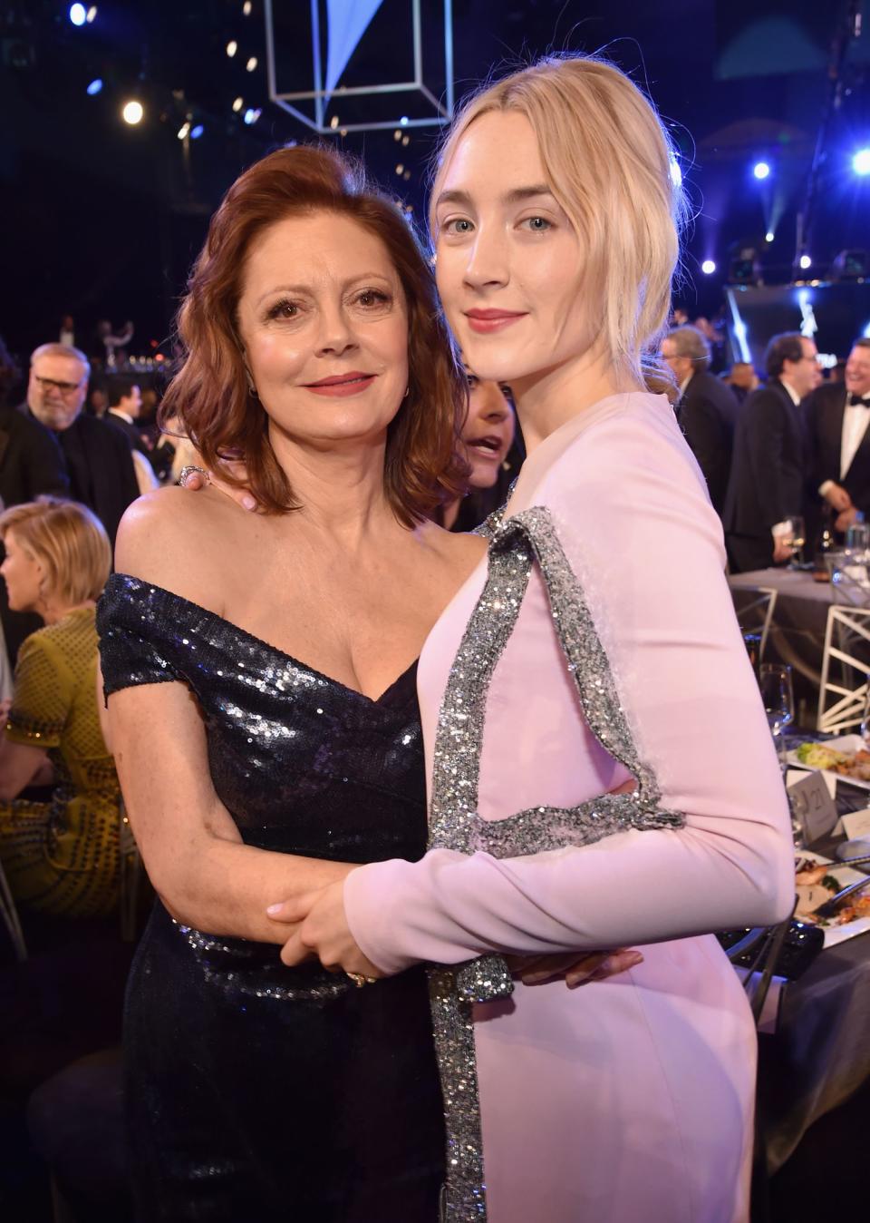 Susan Sarandon and Saoirse Ronan