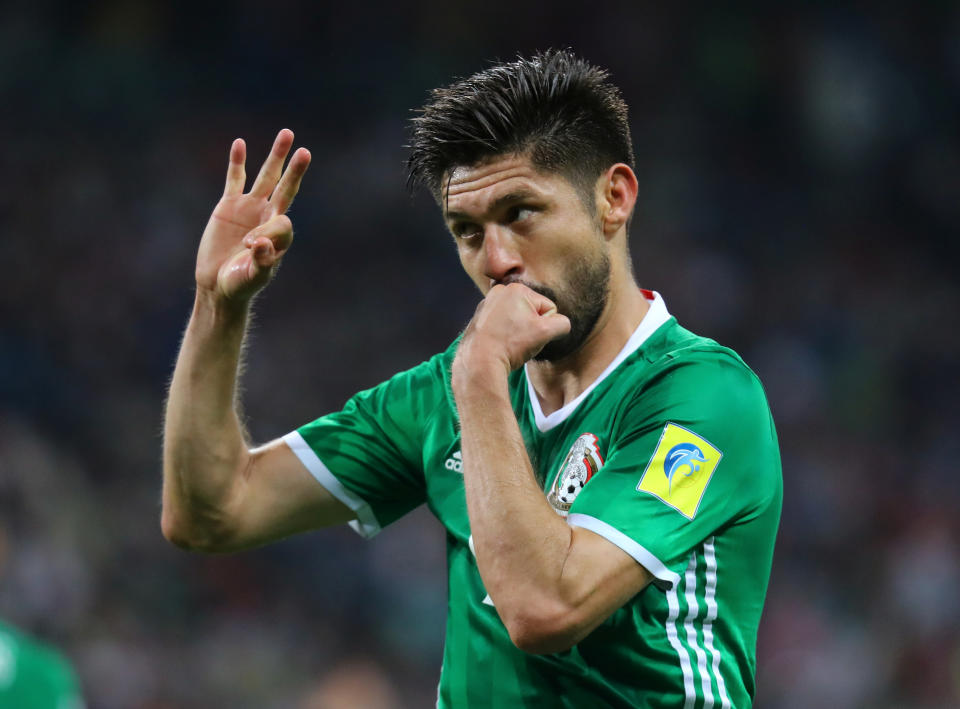 Oribe Peralta, futbolista que se encumbró en los Juegos Olímpicos de Londres 2012, siempre bien referenciado por Martinoli. (REUTERS/Kai Pfaffenbach)