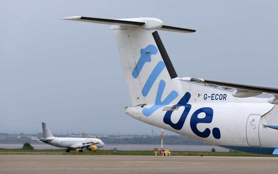 The cold weather forced Flybe to cancel nearly 1,000 flights - PA