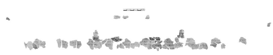 The newly decoded Dead Sea Scroll is in 62 tiny pieces. <cite>University of Haifa</cite>