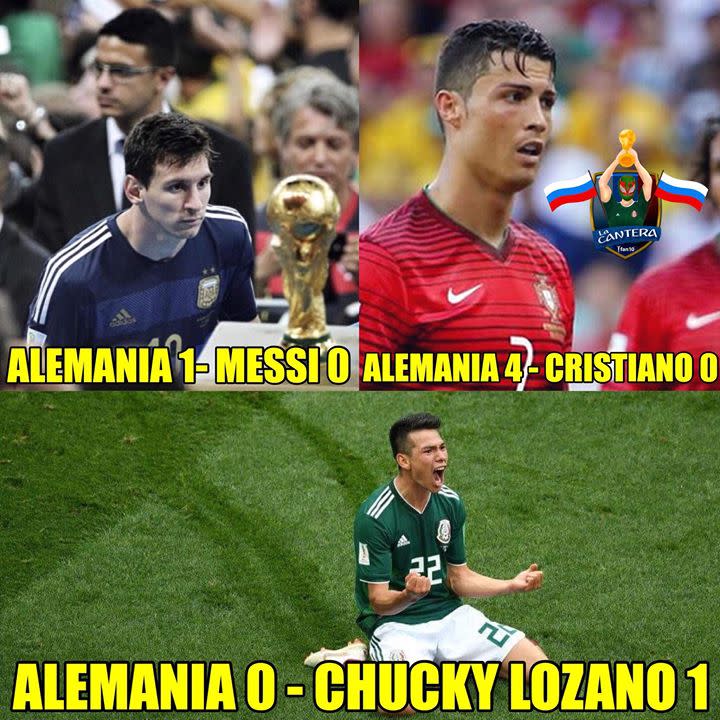 Memes Alemania vs México