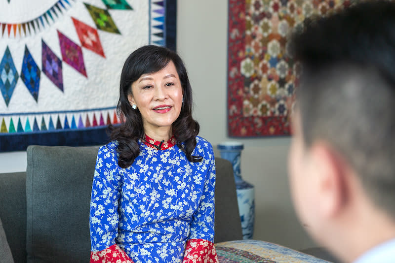Prominent corporate lawyer Lee Suet Fern, 62, speaking to Yahoo News Singapore at her Tanglin apartment in September 2020. (PHOTO: Dhany Osman/Yahoo News Singapore)