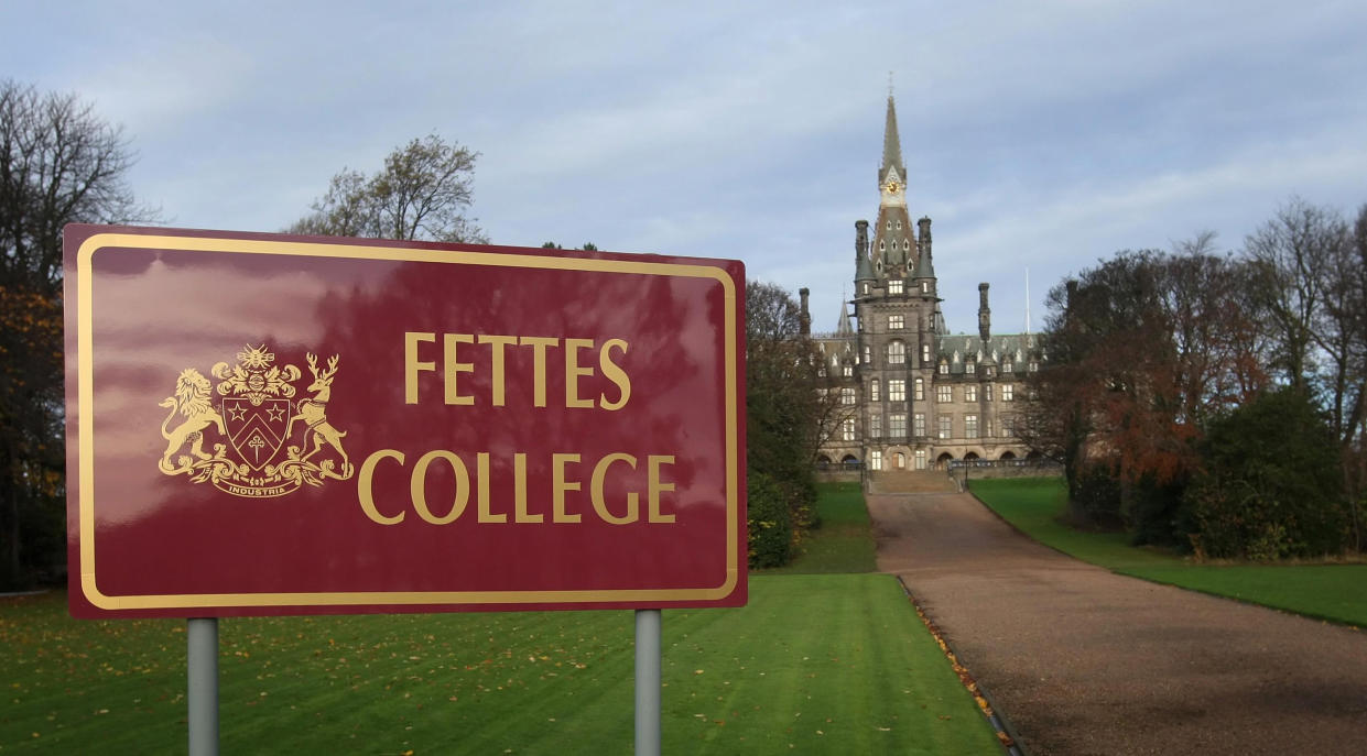 General view of the prestigious Fettes College in Edinburgh, the school attended by former Prime Minister Tony Blair, that has expelled four pupils after they were caught with drugs.   (Photo by Danny Lawson/PA Images via Getty Images)