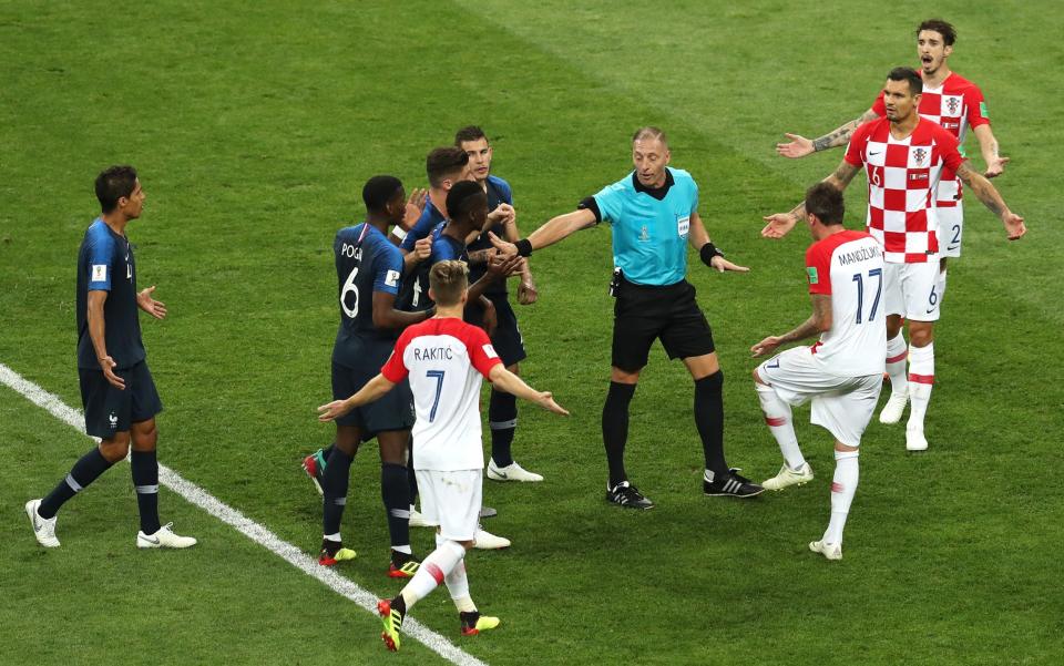 VAR controversies dominated the World Cup, including the final between France and Croatia
