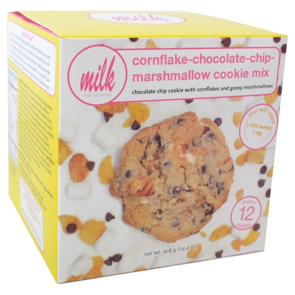 7) Milk Bar Cornflake-Chocolate Chip-Marshmallow Cookie Mix