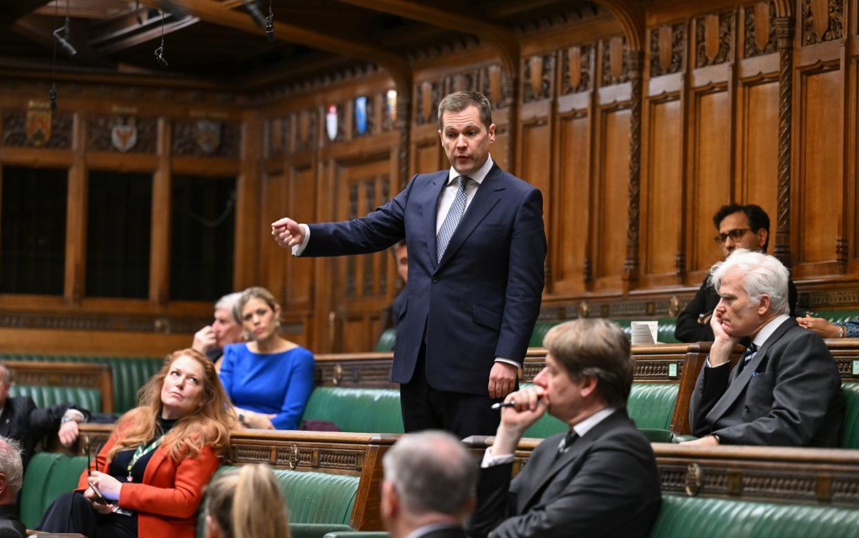 Robert Jenrick speaks in the Commons