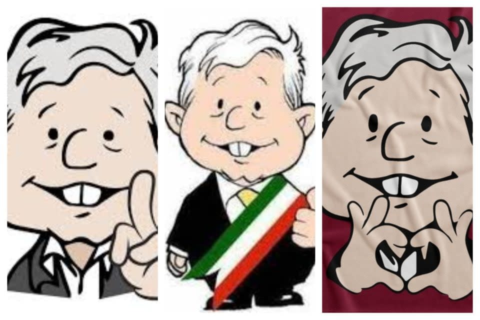 Amlitos, caricatura del presidente AMLO