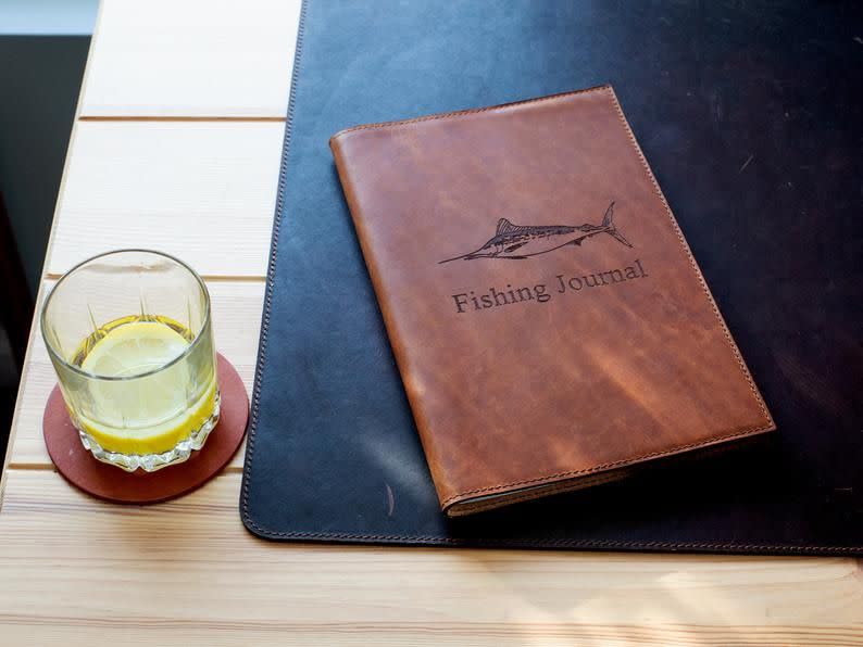 Leather Fishing Journal