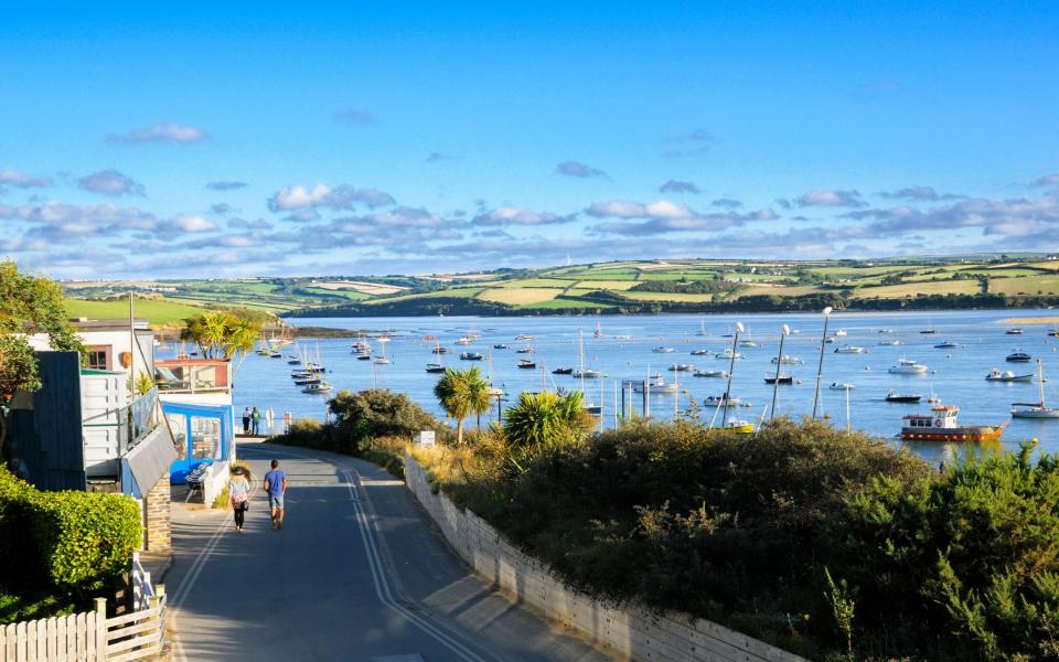 Stijlvolle plekken om te verblijven, Britse vakanties, reizen 2023, vakantie met het gezin, de meest stijlvolle beste in Cornwall - Alamy