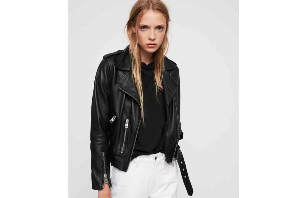 Balfern Leather Biker Jacket