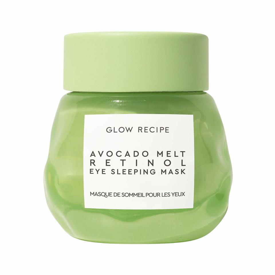 best eye creams for dark circles - Glow Recipe Avocado Melt Retinol Eye Sleeping Mask