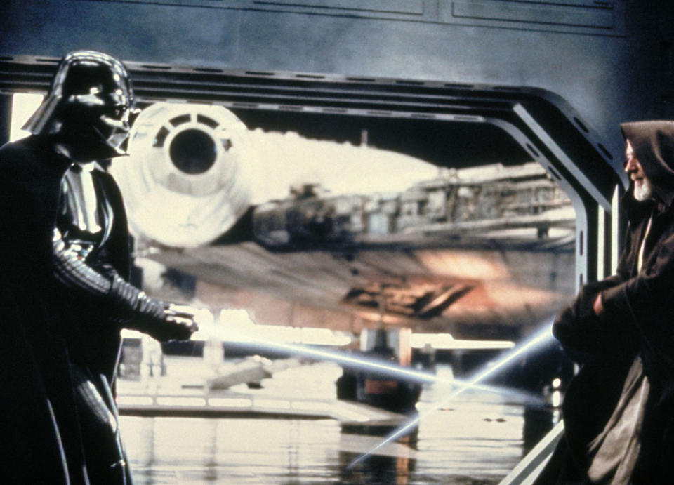 Im ersten „Star Wars“-Film spielte Alec Guinness (r.) den Jedi-Ritter. (Bild: Rex Features)
