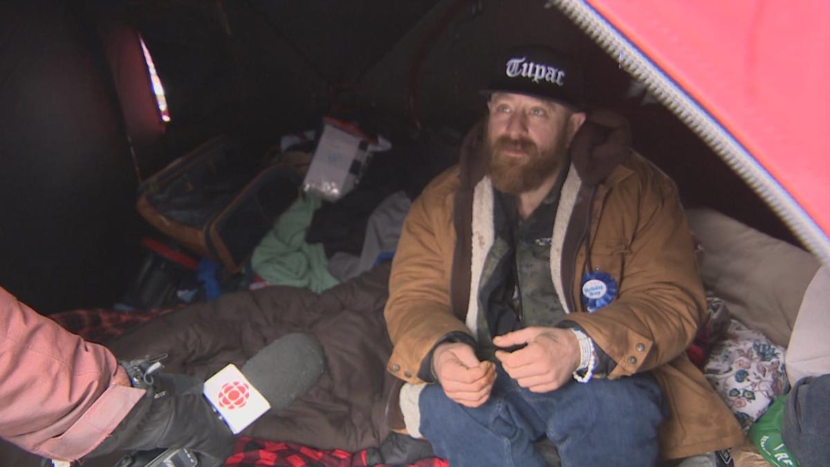 Volunteers buy ice-fishing shelters for homeless people in Halifax during  winter