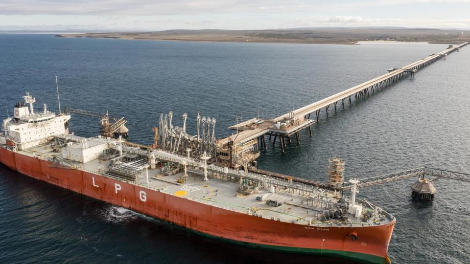 Santos’ oil and gas site at Port Bonython in South Australia. Picture: Supplied / Santos