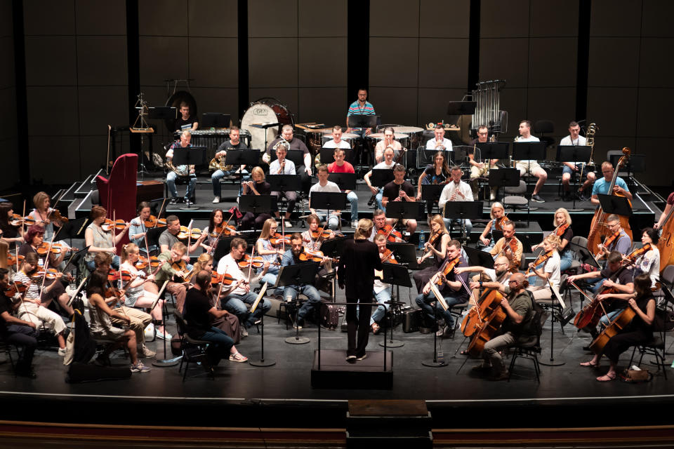 The orchestra toured across Europe and America over the past summer including a performance at the Royal Albert Hall for the BBC Proms (Agata Grzybowska/BBC/PA)