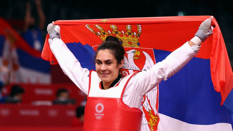 Taekwondo - Women's Heavyweight +67kg - Gold medal match