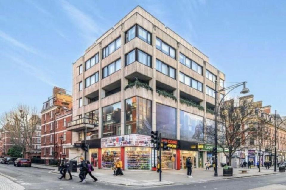 £1.75 million: Foxtons has this two-bed flat up for sale near Bond Street station and the Joy of Life fountain (Rightmove / Foxtons)