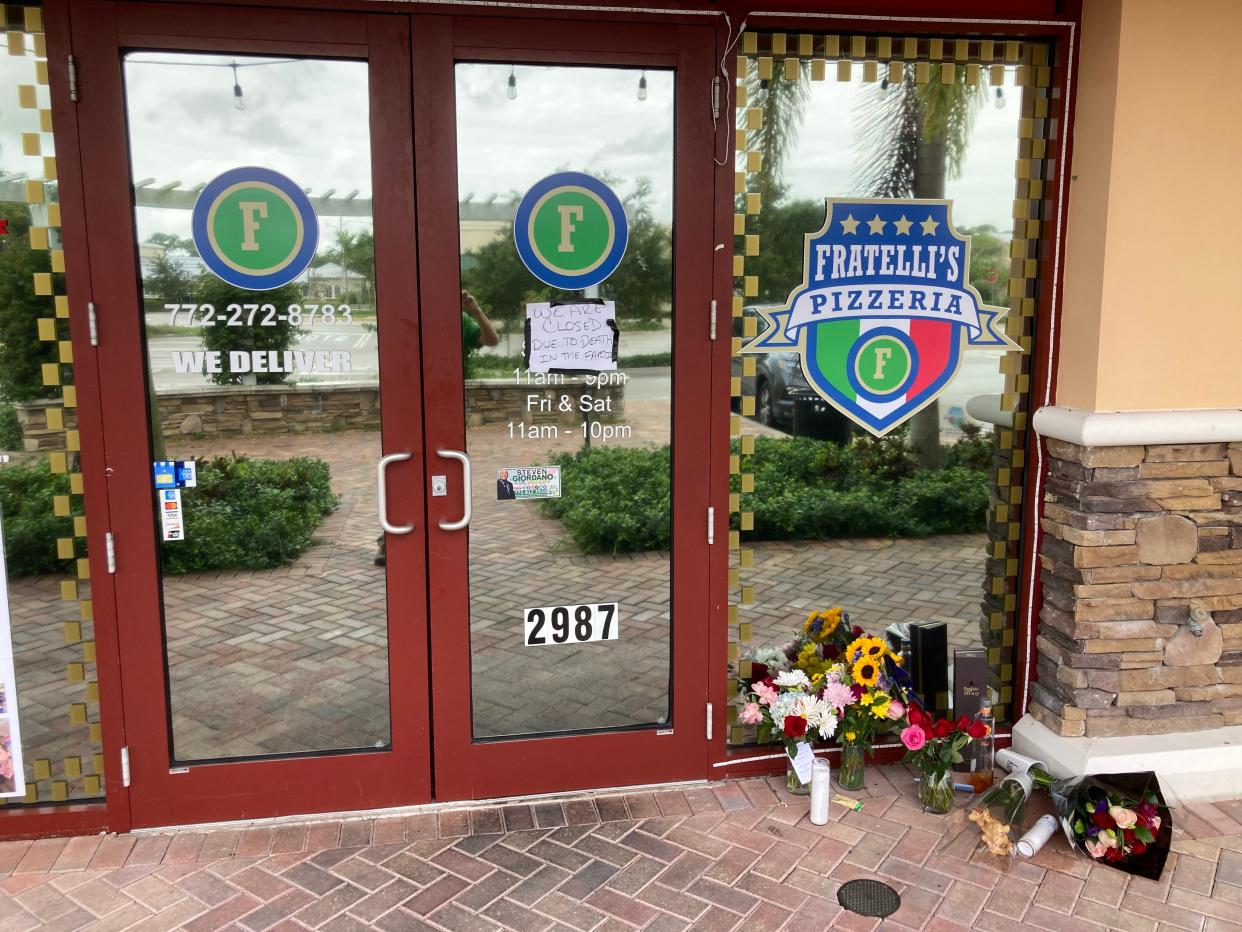 Fratelli's Pizzeria on July 17, 2023, is closed after Armando Balzano, who opened the restaurant with his brother, died following a motorcycle crash.