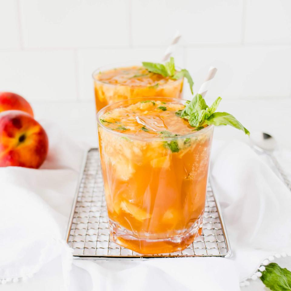 Bourbon Peach Smash