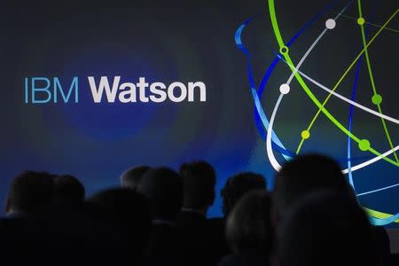 Attendees gather at an IBM Watson event in lower Manhattan, New York January 9, 2014. REUTERS/Brendan McDermid