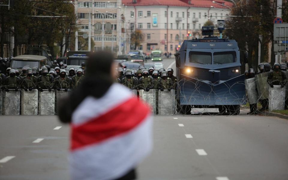 Protests in Belarus erupted in August after Alexander Lukashenko's dubious win in the presidential elections - Stringer/Reuters