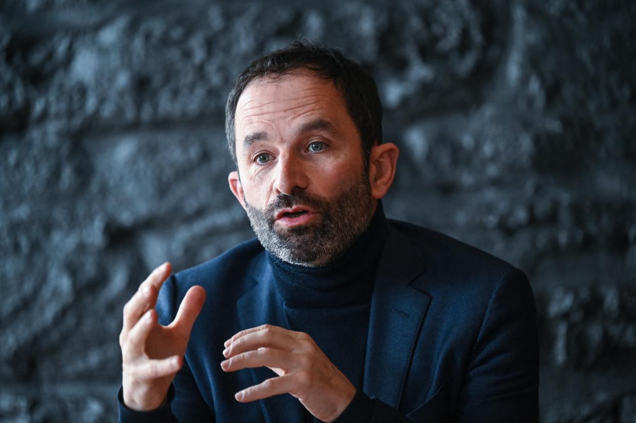 Benoît Hamon, le 16 mars 2021 à Lyon - PHILIPPE DESMAZES / AFP