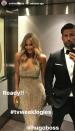 <p>The star posted an image from the lift of her with her beau Tim Robards.</p>