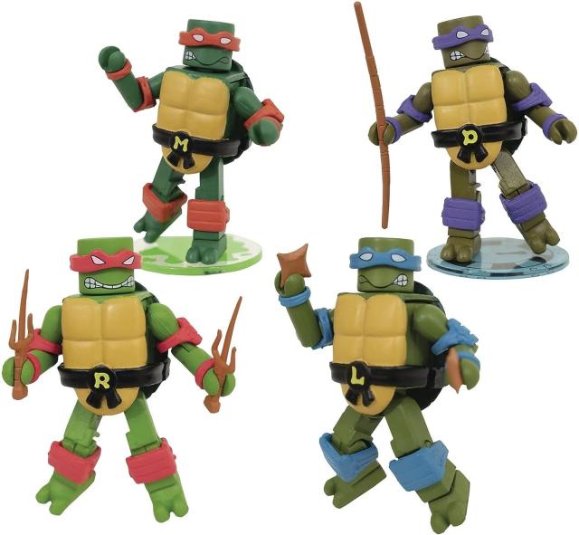 Teenage Mutant Ninja Turtles Classic Storage Shell Action Figure 4-Pack