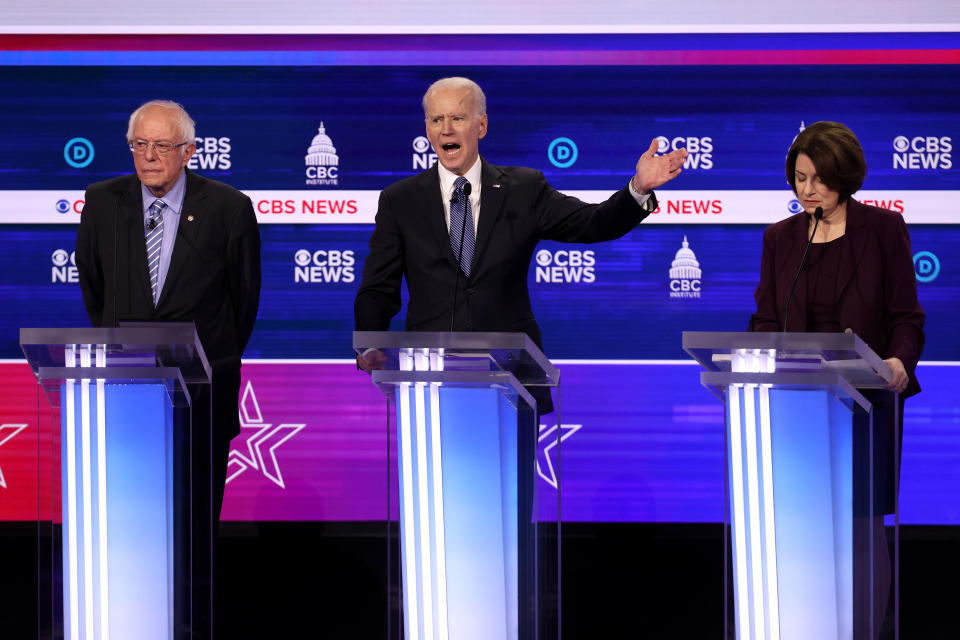 Democratic Presidential Candidates Debate In Charleston Ahead Of SC Primary