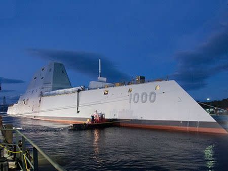 USS Zumwalt Navy Destroyer