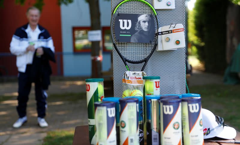 Reopening of tennis courts in Vienna